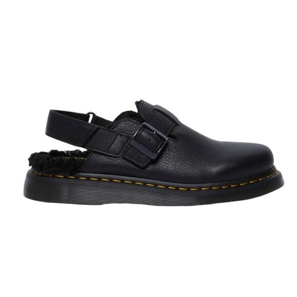 Dr. Martens DEVON FLOWER BUCKLE LEATHER PLATFORM BOOTS main image 5